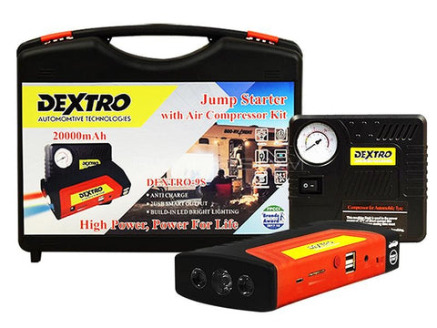 High Power _Portable Car jump Starter & Air Compressor ( multi function )